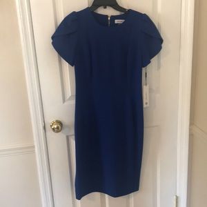 Calvin Klein-royal blue dress